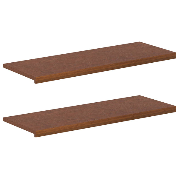 Ikkunalautaset 2 kpl Tumma ruskea 110 x 40 x 2 cm Mäntypuu