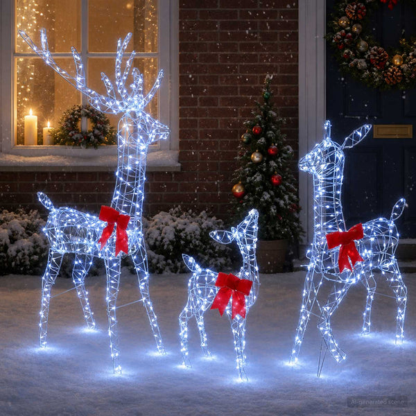 Jouluinen LED-poroperhe 700 LEDiä Kylmä valkoinen