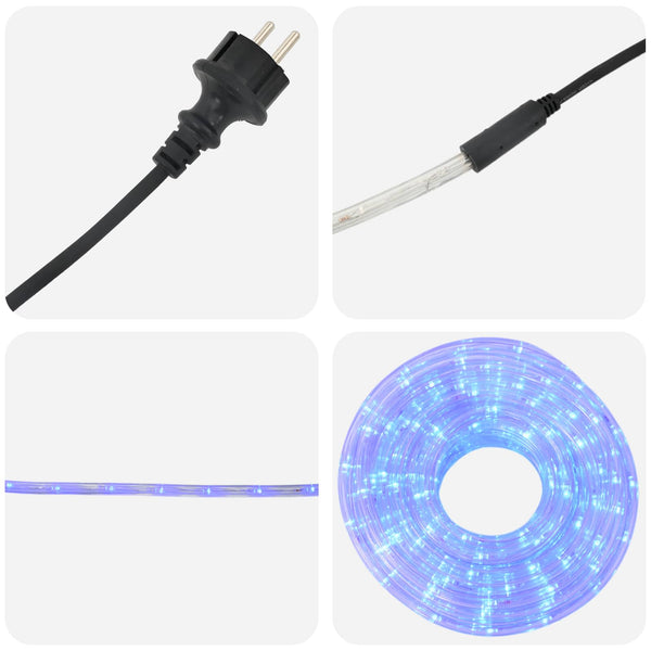LED-jouluvalokaapeli 480 LEDiä Sininen ja 20 m