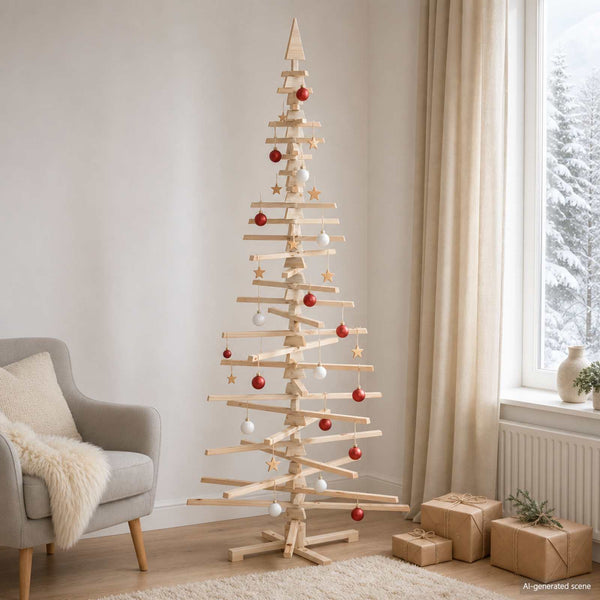 Puinen Joulukuusi KOTKA 240 cm Täysi mänty Luonnollinen