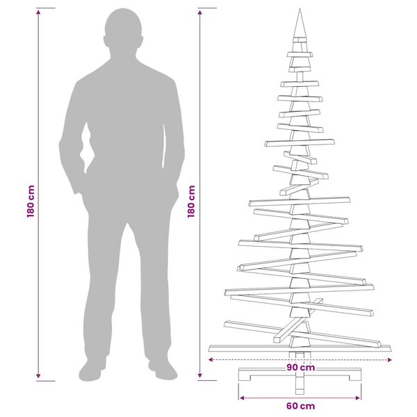 Puinen Joulukuusi KOTKA 180 cm Täysi mänty