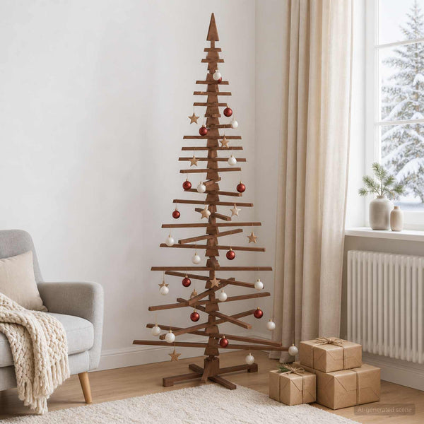 Puinen Joulukuusi KOTKA 240 cm Täysi mänty
