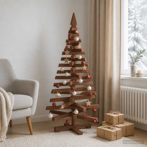 Puinen Joulukuusi KOTKA 120 cm Täysi mänty