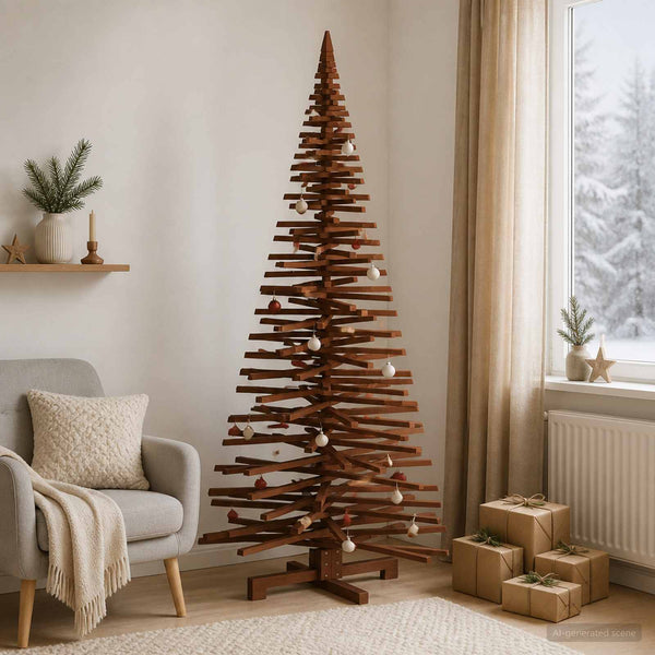 Puinen Joulukuusi KOTKA 210 cm Täysi mänty