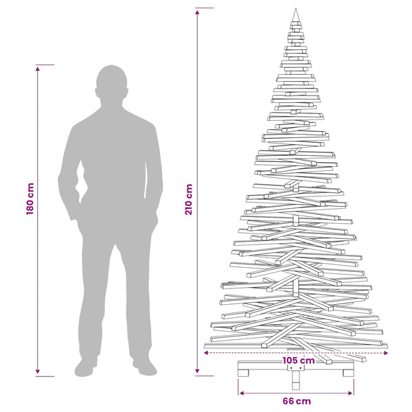 Puinen Joulukuusi KOTKA 210 cm Täysi mänty