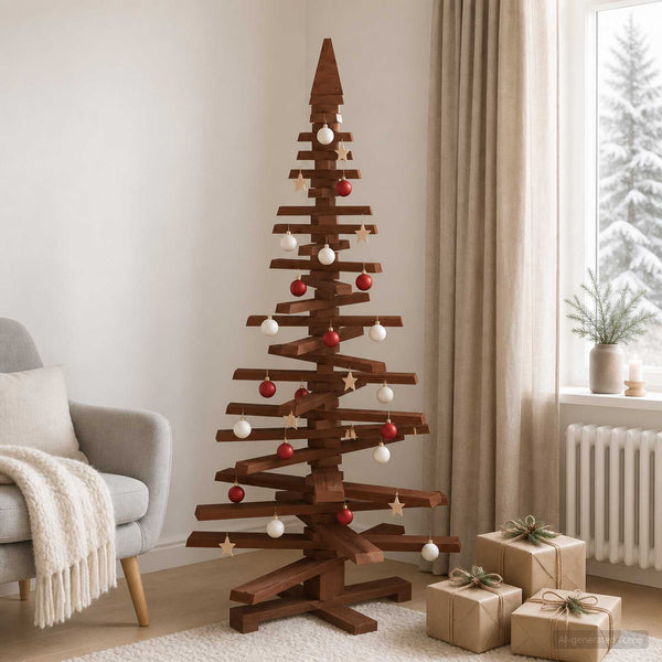 Puinen Joulukuusi KOTKA 150 cm Täysi mänty