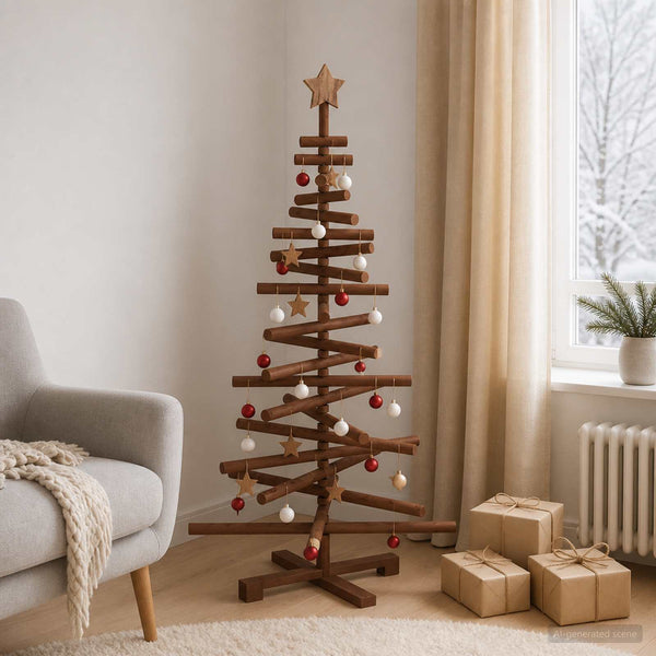 Puinen Joulukuusi KOTKA 120 cm Täysi mänty