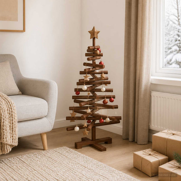 Puinen Joulukuusi KOTKA 90 cm Täysi mänty