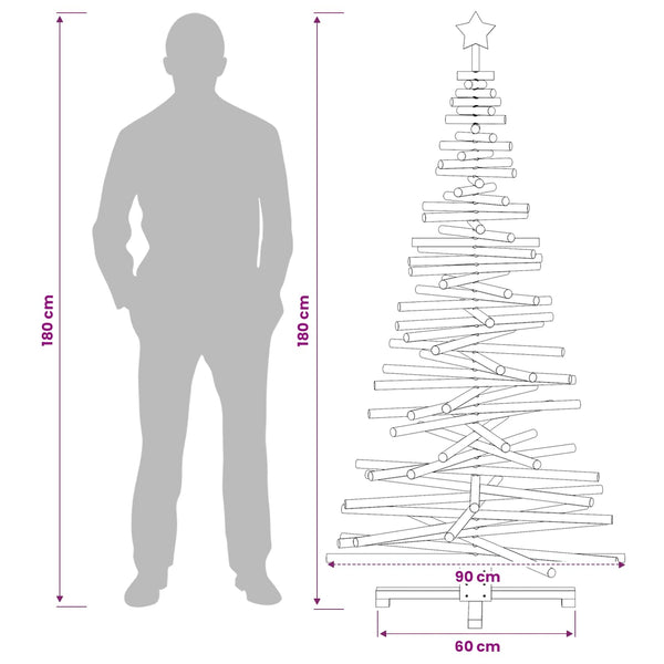 Puinen Joulukuusi KOTKA 180 cm Täysi mänty