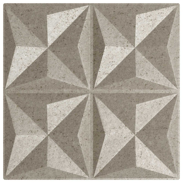 Seinäpaneelit 48 kpl 50 x 50 cm Origamibetoni XPS Vaahdon