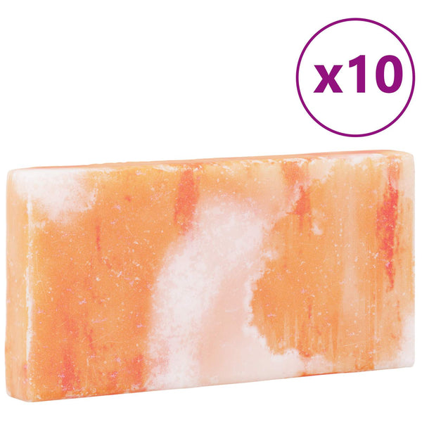 Suolakivet 10 pcs Vaaleanpunainen 20 x 2,5 x 10 cm