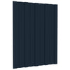 Kattopaneeli 36 kpl Antrasiitti 60 x 45 cm Galvanoitu teräs