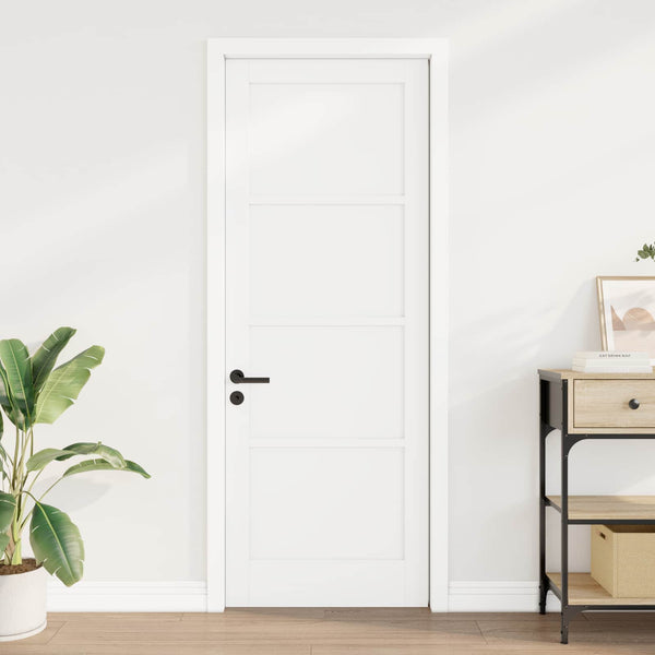 Sisäovi 78 x 211 cm vaneri valkoinen