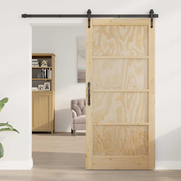 Sisäovi 93 x 202 cm vaneri Luonnollinen