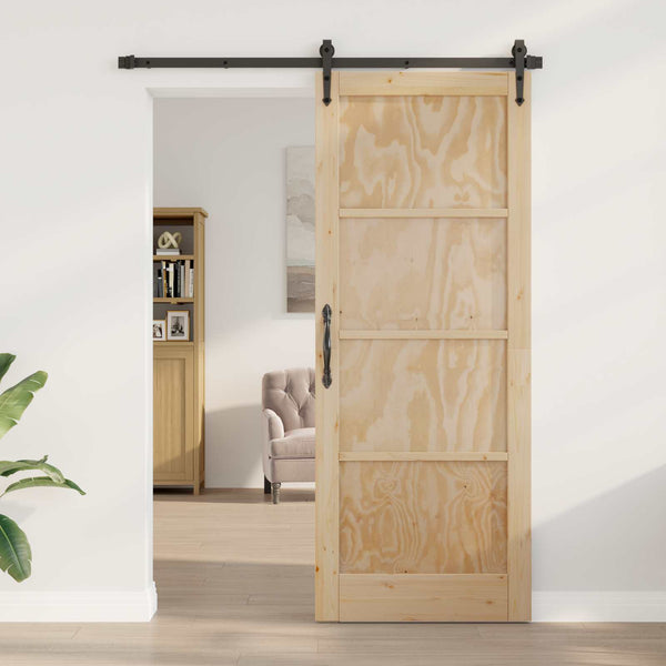Sisäovi 93 x 211 cm vaneri Luonnollinen