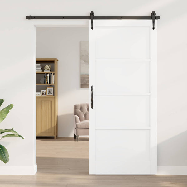 Sisäovi 93 x 211 cm vaneri valkoinen
