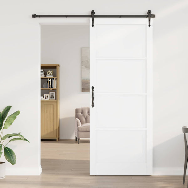 Sisäovi 93 x 232 cm vaneri valkoinen