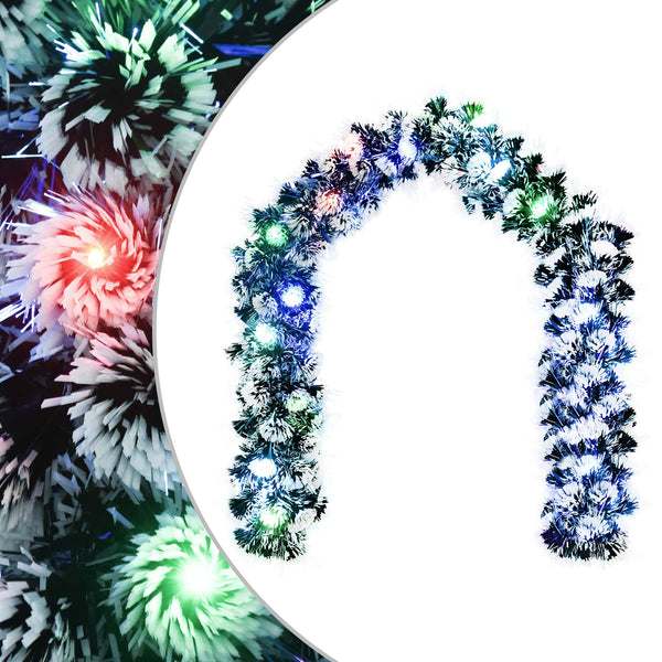 Jouluketju 200 cm 16 LEDiä Monivärinen PET