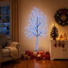 Seinälle asennettava LED-joulukuusi 150 cm 140 LEDiä Sininen