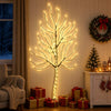 Seinälle asennettava LED-joulukuusi 180 cm 200 LEDiä