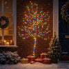 Seinälle asennettava LED-joulukuusi 180 cm 200 LEDiä
