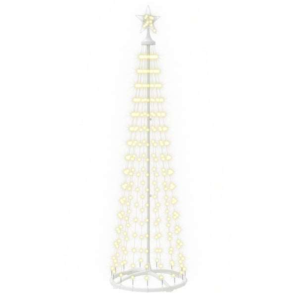 Kartiomainen LED-joulukuusi 180 cm 250 LEDiä Lämpimän Valkoinen
