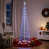Kartiomainen LED-joulukuusi 250 cm 470 LEDiä Sininen Teräs