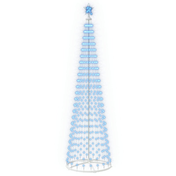 Kartiomainen LED-joulukuusi 250 cm 470 LEDiä Sininen Teräs
