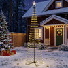 Kartiomainen LED-joulukuusi 250 cm 470 LEDiä Lämpimän Valkoinen