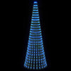 LED-joulupuu 270 cm 648 LEDiä Sininen Teräs Vihreä