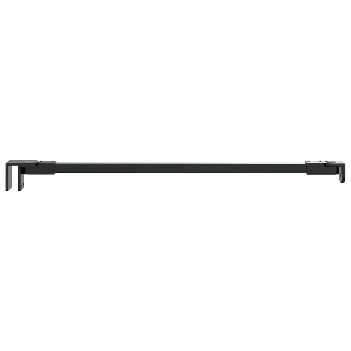 Suihkuseinän tukitanko 47,5 cm 68/ mm lasille Musta