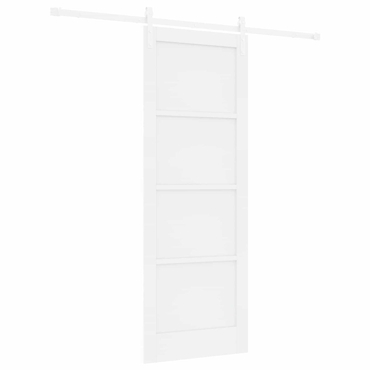 Liukuovi 78 x 211 cm Tekninen puu valkoinen