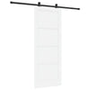 Liukuovi ORKDAL 83 x 211 cm Tekninen puu Valkoinen ja musta