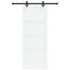 Liukuovi ORKDAL 83 x 211 cm Tekninen puu Valkoinen ja musta