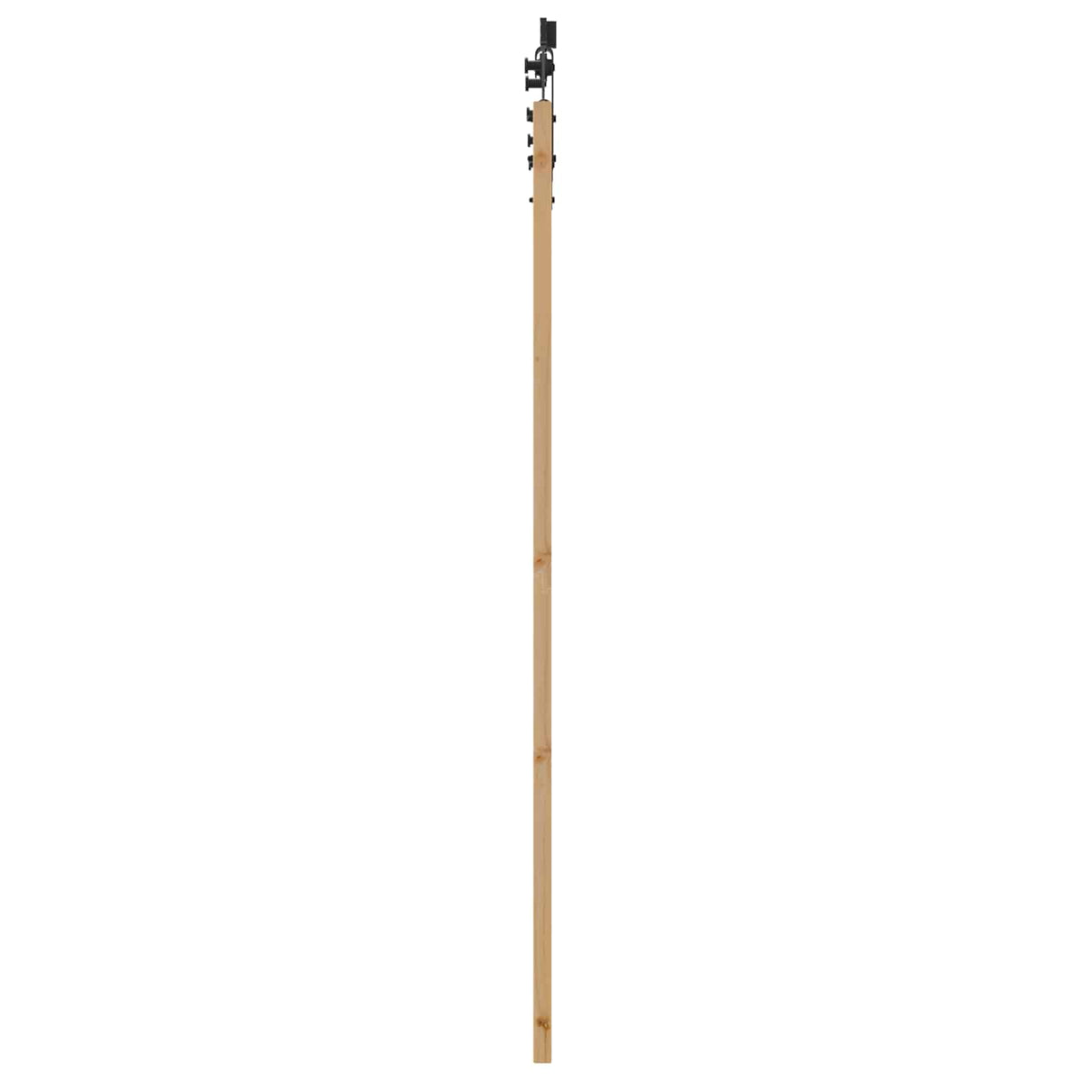 Liukuovi ORKDAL 93 x 202 cm Tekninen puu Luonnollinen ja musta