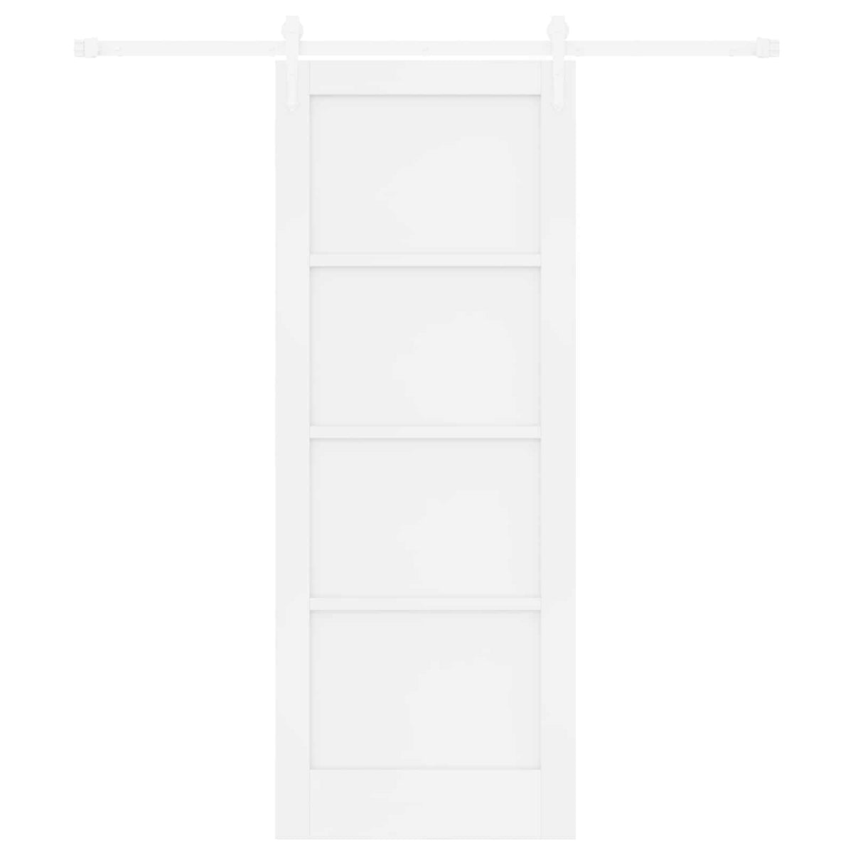 Liukuovi ORKDAL 78 x 202 cm Tekninen puu valkoinen