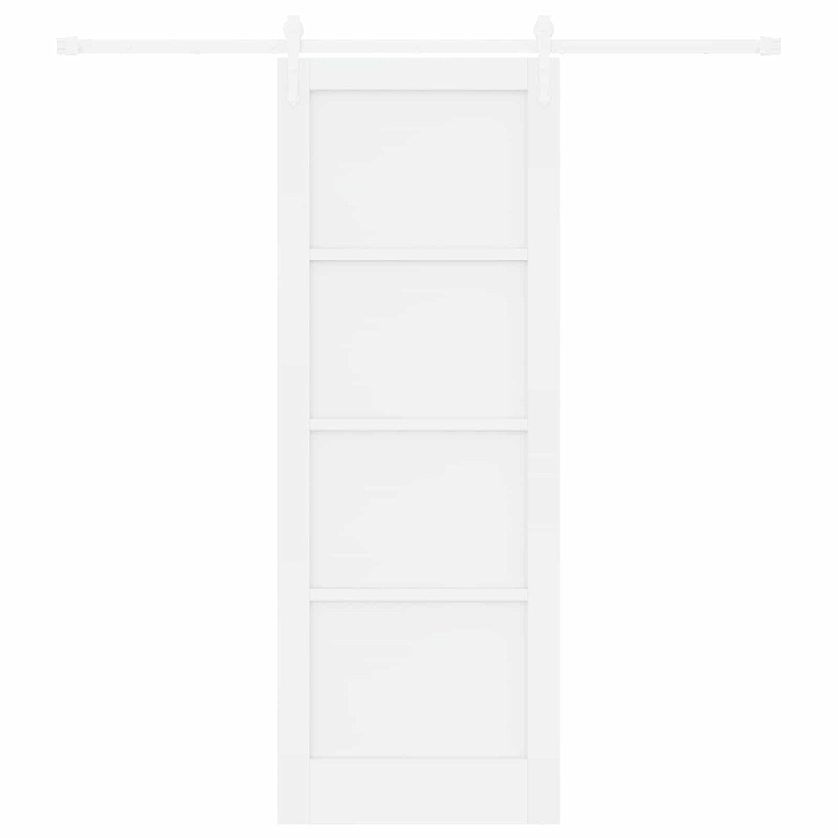 Liukuovi ORKDAL 78 x 211 cm Tekninen puu valkoinen