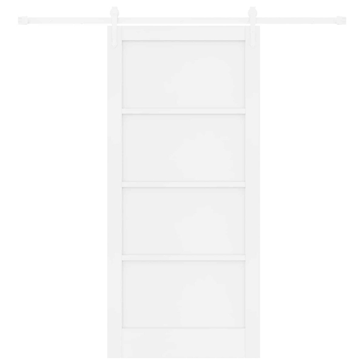 Liukuovi ORKDAL 93 x 202 cm Tekninen puu valkoinen