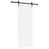 Liukuovi ORKDAL 83 x 211 cm Tekninen puu Valkoinen ja musta