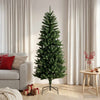 Artificial Hinged Christmas Tree 120 cm PE ja PVC Vihreä