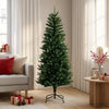 Artificial Hinged Christmas Tree 150 cm PE ja PVC Vihreä