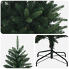 Artificial Hinged Christmas Tree 240 cm PE ja PVC Vihreä