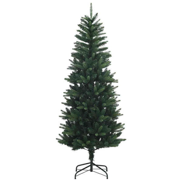 Artificial Hinged Christmas Tree 240 cm PE ja PVC Vihreä