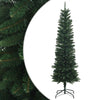Artificial Slim Christmas Tree 210 cm PE ja PVC Vihreä