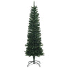Artificial Slim Christmas Tree 210 cm PE ja PVC Vihreä