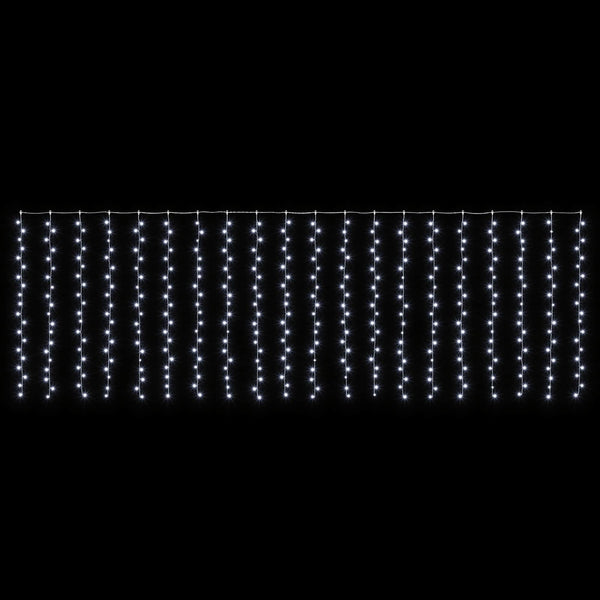 Valoverho 400 LEDiä Kylmä valkoinen 600 x 200 cm