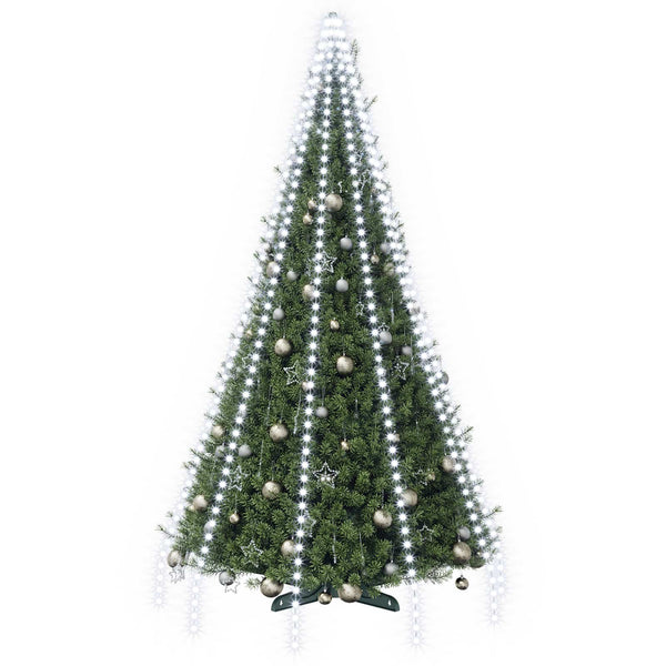 Joulukuusen Valot 500 LEDiä Kylmä valkoinen 500 cm