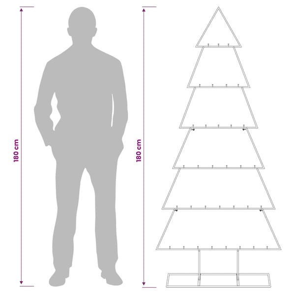 Metallinen joulukuusi jalalla KUOPIO 180 cm Teräs Kulta