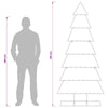 Metallinen joulukuusi jalalla KUOPIO 210 cm Teräs Kulta
