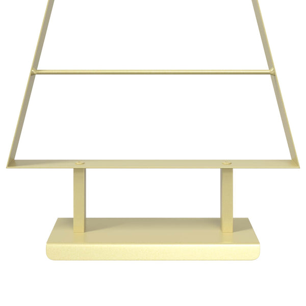 Metallinen joulukuusi KUOPIO 60 cm Teräs Kulta
